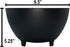 9.5" Diameter Giant 96 FL OZ Salsa Bowl (1, Black; Large)...
