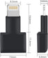 Lightning_Extender : Male to Female Lightning Extender Adapter, Compatible with iPhone, iPad, iPod with 8-pin Lightning Connector. Compatible i10L...