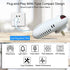 Natural Gas Detector, Plug-in Natural Gas Alarm and Monitor for Home, Kitchen or Camper, Propane Methane Gas Leak Detector Monitor with Voice Warn...