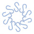 Mini Skater 2.5" Small Plastic S Shaped Hooks, Multifunctional Portable S Shape Hanging for Plants, Kitchen, Bathroom, Clothes (10Pcs) (Blue)...