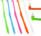 Single End Tufted Toothbrush, 5 Pcs Interspace Tooth Brush Tapered Trim Tooth Cleaner Interdental Toothbrush Tuft Gap Toothbrush for Orthodontic D...