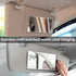 Auto Sun Visor HD Makeup Mirror,Portable Self-Adhesive Seatback Stainless Steel Mirror,Universal Car Interior Cosmetic Mirror...