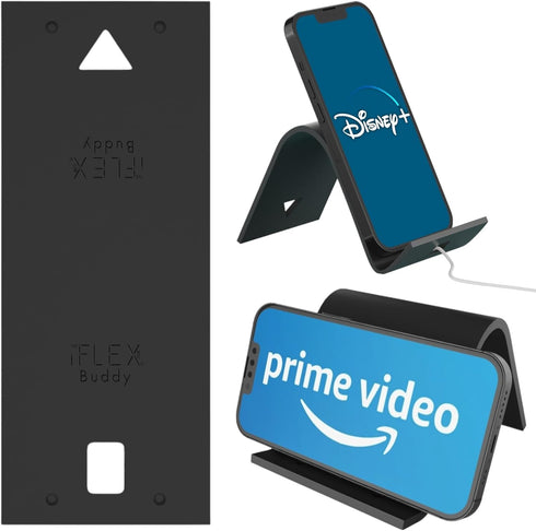 iFLEX Buddy Cell Phone and Tablet Stand Companion - Ideal for Air Travel, Work, and Home Use - Flexible Holder for All Mobile Devices - The Ultima...