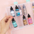 Craftelier - Portable Clear Case with Handle for 2 Tray Alcohol Inks with 24 Paint Pots Capacity | Approximate Dimensions 23.5 x 15.5 x 4.7 cm - (...