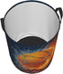 Sport Basketball Ball Round Laundry Hamper Storage Basket Toys Clothes Organizer Bin For Home Bathroom Bedroom Dorm Nursery, 38l...