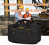 14 Inch Small Tool Bag,Wide Mouth Tool Tote Bag,Waterproof Tool Organizer Bag,Electricians Repairman Tools Tote Bag Double Fabric Storage Bag (Bla...