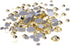 AD Beads 1440 Pieces Mixed Size No Hotfix Glue on Quality Glass Flatback Rhinestones Round Crystal Gems (12 Jonquil)...