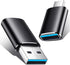 Temdan USB to USB C Adapter 2 Pack,?Type C Female to A Male Charger Converter?&?USB C Male to USB Female? for Apple Watch Ultra 8 9,iPhone 15 Pro ...