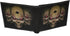 Leatherboss Skull Printed Stylish Men's Bifold Exotic Credit Card Cash Holder Wallet with Gift Box...