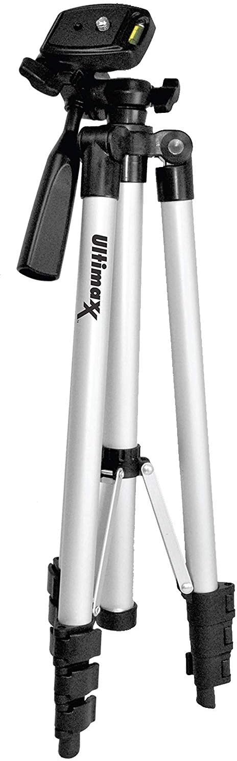 Ultimaxx Lightweight Portable Camera Tripod Stand with Carrying Bag for Sony, Nikon, Canon, Olympus, Pentax, Panasonic, Samsung Cameras and Camcor...