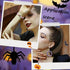 1 Box 300Pcs Halloween Clay Bead Polymer Clay Beads Holiday Pumpkin Ghost Spider Bat Heishi Spacer Beads for Jewelry Making Supplies Bead Assortme...