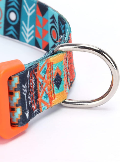 Dog Collar for Small Medium Large Dogs, Adjustable Soft Puppy Collars with Quick Release Buckle Walking Running Training (L, Maya)...