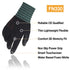 DEX FIT Nitrile Coated Work Gloves FN330-3D-Comfort Stretchy Fit, Firm Grip, Thin & Lightweight, Touchscreen Fingers, Protective & Durable, Breath...