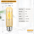 Seealle T30 Led Bulb, 3-Way Dimmable T30 Vintage LED Bulb, Natural White 2700K, E26 Base, AC 120V, 5W Edison Lights Bulbs for Living Room Table La...