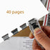 Push Stapler Clamp Stapler?Clam Clip dispensers Push StaplerSuitable for Offices, Schools, and Homes?Reusable Portable Handheld Clam...