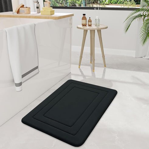 Arotive Memory Foam Bathroom Rug Mat 24x16, Ultra Soft and Absorbent Bath Mat, Machine Wash Dry, Comfortable Bath Rug Carpet for Bathroom Floor, T...
