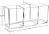 Rolybag Acrylic Makeup Brush Holder Organizer 3 Slots Cosmetic Brushes Storage Clear Pen Holder Eyeliners Eyebrow Pencil Display Case for Desk and...