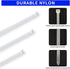 1000 Pack 4 inch KOOWIN Nylon Plastic Cable Zip Ties Small Wire Wraps White...