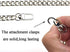 HAHIYO Purse Chain Strap 15.7 inches Bright Silver for Shoulder Cross Body Sling Purse Handbag Clutch Replacement Comfortable Flat 0.4' Wide Enoug...