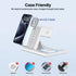 3 in 1 Fast Charging Station, Folding Travel Wireless Charger Stand for iPhone 15,14,13,12,11/Pro/Max/Plus,X,XR,XS/Max,SE,8/Plus,Apple Watch 1-8,A...