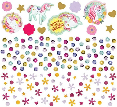 amscan Party Supplies, Magical Unicorn Confetti Pack, Multicolor, 1.2 oz., 1 ct...