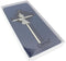 Silver Toned Girl Wall Cross Infant Blessing Baby Plaque Wall Decor Hanging Gift...
