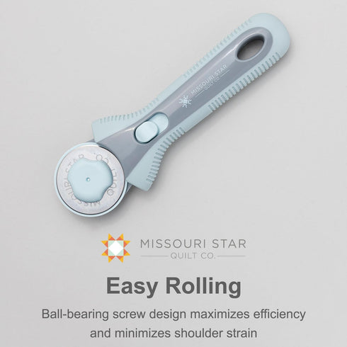 Missouri Start Rotary Cutter, 45mm Blade, Rolling Cutter Tool for Quilt Appliques and Cutting Fabrics, Essential Quilting and Sewing Supplies for ...