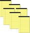 Yellow Note Pads 5x8 Small Legal Pads College Ruled Notepad for Office 6 Pack Yellow Writing Pads 5x8 Narrow Ruled Paper Pads 25 Lines 80 GSM Pape...