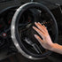 Diamond Leather Steering Wheel Cover, Bling Crystal Rhinestones Steering Wheel Cover, Universal Fits 15 Inch Car Wheel Protector for Girls Women (...