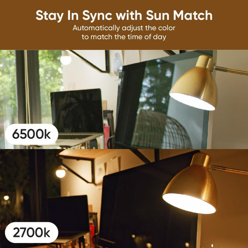 Wyze Bulb White, 800 Lumen, 90+CRI WiFi Tunable-White A19 Smart Light Bulb, Compatible with Alexa and Google Assistant, Two-Pack...