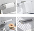 AMIRIZZ Paper Towel Holder, Paper Towel Rack for Kitchen and Bathroom, Self-Adhesive Paper Towel Holder, Wall Mounted Paper Towel Rack, Under Cabi...