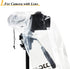 JJC 2 Types DSLR Camera Rain Cover Coat Sleeve Protector for Canon Nikon Fujifilm Sony Olympus Panasonic Pentax Sigma with a Lens & Flash PE Mater...