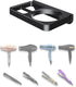Wall Mount for Blow Dryer Hair Dryer Holder Compatible with Flat Iron Holder Wall Mount for Hair Tool Storage Organizer Straightener Holder Rack (...