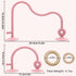 Baby Sensory Teething Chew High Chair Suction Toys for Infant Toddlers 6 12 18 24 Months, Food Grade Silicone Teether with Oak Loop Montessori Edu...