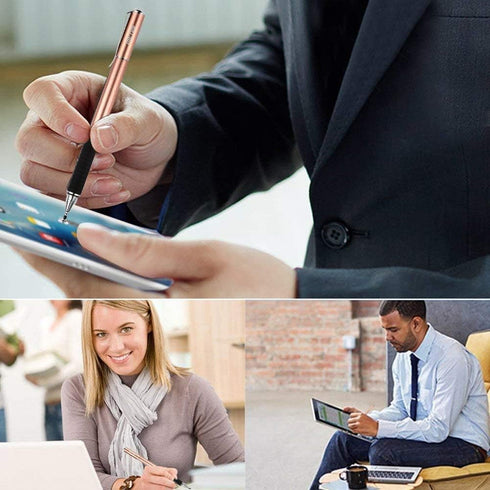 Mixoo Capacitive Stylus Pen, Disc & Fiber Tip 2 in 1 Series, High Sensitivity and Precision, Universal for ipad, iPhone, Tablets and Other Touch S...