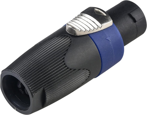 4Pack Speakon Connector, Suitable for Nl4fx Speakon Plug Connectors Speakon Cables, 4 Pin Female to Nl4fc Male Converter Nl2fx Plug 4 Pole for Spe...