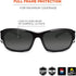 Ergodyne Skullerz Thor Safety Sunglasses - Black Frame, Smoke Lens...