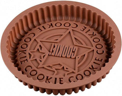 2Pcs Giant Sandwich Oreo Big Cookie Cake Pan 9 Inch Rock Star Bread Baking Silicone Mold (Set of 2, Random Color)...