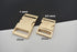Bytiyar Buckle 6 pcs 3/4 inch(20mm) Quick Side Release Clips Metal Buckles for Straps Webbing Paracord Bracelet Dog Collar Backpack Belt, Light Go...