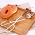 KEBE 2-PACK Serving Tongs for Buffet Party Catering, Thickening Food Serving Salad Cake Bread Kitchen Tongs, Stainless Steel...