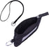 Iconic Zip ID Case Card Holder for Women,Signature Cotton Coin Purse with Id Window,RFID Blocking Change Pouch with Key Chain(BLACK)...