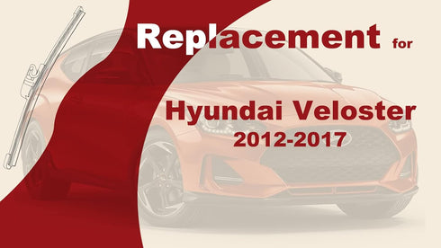 OTUAYAUTO Rear Windshield Wiper Blade - Replacement for Hyundai Veloster 2012-2017 Veloster Turbo Replacement OEM 988112V000...