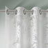 Madison Park Semi Sheer Single Curtain Modern Contemporary Botanical Print Out Design, Grommet Top, Window Drape for Living Room, Bedroom and Dorm...