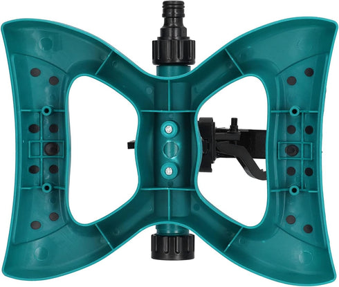 Automatic Sprinkler, Rubber?Coated Base Rotating Automatic Sprinkler Easy to Use for Nurseries for Watering Lawns for Gardens(Dark Green)...