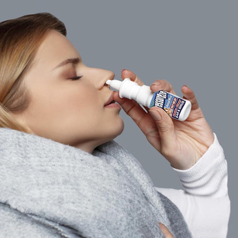 Nasal Spray - Natural, Preservative-Free, Sterile - Fast Relief Nasal Spray - for Symptoms of Sinus Congestion - Blocked Ears - Snoring | 130 Spra...