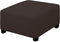 Easy-Going Stretch Ottoman Cover Folding Storage Stool Furniture Protector Soft slipcover with Elastic Bottom (Medium,Chocolate)...
