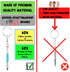 Eyeglass Screwdriver Repair Kit Precision 3 in 1 Mini Screwdrivers Set Keychain Glasses, Sunglasses, Sunglass, Watch, Electronics, Jewelry, Eyegla...