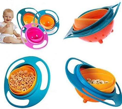 Spill Resistant Gyro Bowl with Lid...