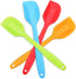 Silicone Spatula 4-piece Set, Heat-Resistant Spatulas, Non-stick Rubber Spatulas with Stainless Steel Core...