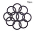 Othmro 10pcs Nitrile Rubber O-Rings, 4mm Wire Dia 35mm OD Metric Sealing Nitrile NBR Rubber Washers for Oil or Air Sealing, Professional Plumbing,...